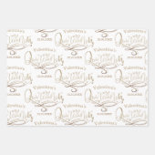 Quinceanera Geschenkpapier Set (Vorderseite 3)