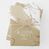 Quinceanera Geschenkpapier Set (Beispiel)
