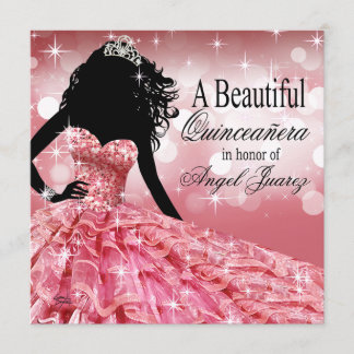 Quinceanera Glitzer Ball Gown | rosane Einladung
