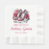 Quinceanera High Heels Serviette (Vorderseite)
