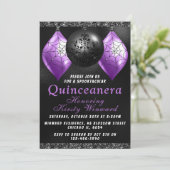 Quinceanera Invit Einladung (Stehend Vorderseite)