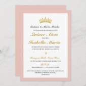 Quinceanera Invitacion Spanisch Einladung (Vorne/Hinten)
