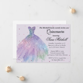 Quinceanera Invitation, Birthday Invite for sweet Ankündigung
