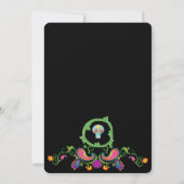 QUINCEAÑERA INVITATION DIA DE LOS MUERTOS EINLADUNG (Rückseite)