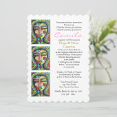 Quinceanera-Jungfrau des Schutzes von Guadalupe Einladung (Stehend Vorderseite)