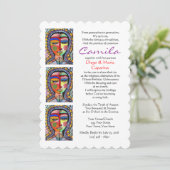 Quinceanera Jungfrau von Guadalupe-ERLEUCHTUNG Einladung (Stehend Vorderseite)