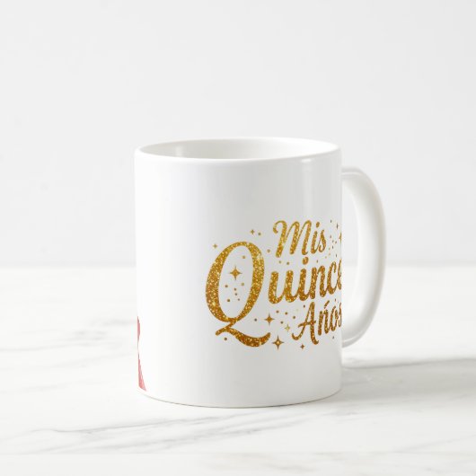 Quinceañera Kaffeetasse (VorderseiteRechts)
