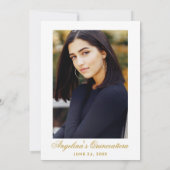 Quinceanera Lila Blumenkronen Foto zurück Einladung (Rückseite)