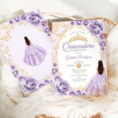 Quinceanera Lilac Lila Einladung