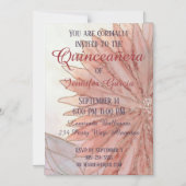 Quinceanera Magnetic 15. Geburtstagsparty Magneteinladung (Vorderseite)