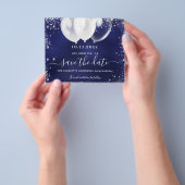 Quinceanera Marinebasis blauen Haushalt rett Datum Flyer (Gruppe)