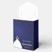 Quinceanera Marineblau Party Geschenkschachtel (Geöffnet)