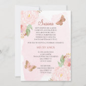 QUINCEANERA-MARIPOSAS EINLADUNG (Vorderseite)