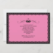 Quinceanera Masquerade Einladungen (Rückseite)