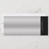 Quinceañera Masquerade VIP Eintrittskarte Einladung (Rückseite)