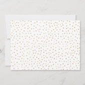 Quinceanera mit Foto - Lila Gold Einladung (Rückseite)