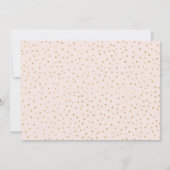 Quinceanera mit Foto - Rosa Rosa Einladung (Rückseite)