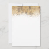 Quinceanera Navy Blue und Burgund 15. Geburtstag Einladung (Rückseite)