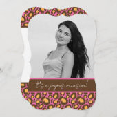 Quinceanera-Party Einladung (Cheetah Print) (Vorne/Hinten)