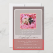 Quinceañera-Party Einladung mit Foto (Vorderseite)