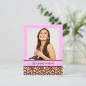 Quinceanera-Party Einladungen (Stehend Vorderseite)