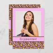 Quinceanera-Party Einladungen (Vorne/Hinten)