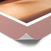 Quinceanera Party Rose Gold Glitzer Tropfen Foto Poster (Ecke)