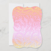 Quinceanera Pink Butterfly 15. Geburtstag Einladung (Rückseite)