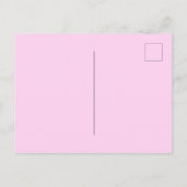 Quinceanera Pink Confetti Girl Party Einladungspostkarte (Rückseite)