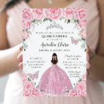 Quinceañera Pink Floral Butterfliegen Silver Tiara Einladung<br><div class="desc">Personalisieren Sie diese schöne quinceañera-Einladung mit eigener Formulierung einfach und schnell,  einfach die Taste anpassen,  um den Stil und die Platzierung des Textes weiter zu ordnen und zu formatieren. Passende Artikel im Shop erhältlich! c) Das glückliche Cat Studio</div>