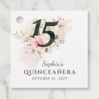 Quinceanera Pink Floral Rustikaler Schmutz 15. Geb