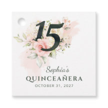 Quinceanera Pink Floral Rustikaler Schmutz 15. Geb