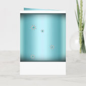 Quinceanera Programm Aquamarines Aqua Cobalt Blue (Rückseite)