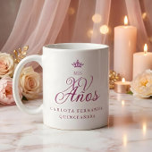 Quinceañera Romantic Exquisite Mis XV Spanish Kaffeetasse