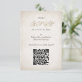 Quinceanera RSVP Karte (Stehend Vorderseite)