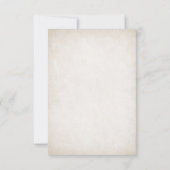 Quinceanera RSVP Karte (Rückseite)