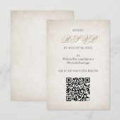 Quinceanera RSVP Karte (Vorne/Hinten)