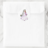 Quinceanera Runder Aufkleber (Tasche)
