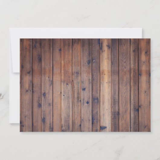 Quinceanera Rustic Lavender Blume & Lantern Einladung (Rückseite)