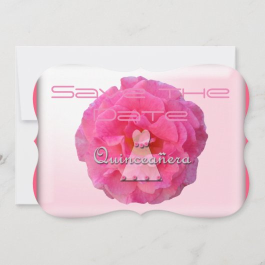 Quinceanera Save The Date (Vorderseite)