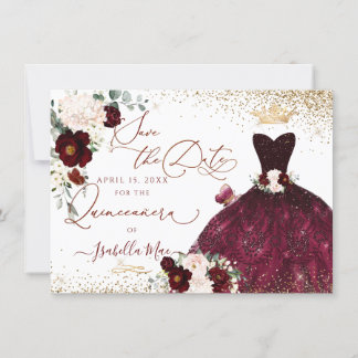 Quinceanera Save the Date Green Imitats Glitzer Go Einladung