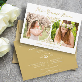 Quinceañera Spanisch Extravagant Geblüht 2 Fotos