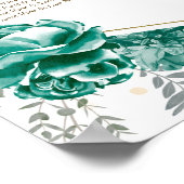 Quinceanera Spanisch Seating Chart signieren Schme Poster (Ecke)