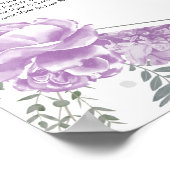 Quinceanera Spanisch Seating Chart signieren Schme Poster (Ecke)