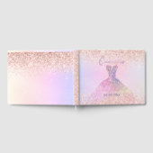 Quinceañera , Sparkle Gown, Baumwolle Candy Gästebuch (Voll)