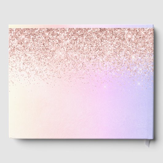 Quinceañera , Sparkle Gown, Baumwolle Candy Gästebuch (Rückseite)