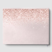 Quinceañera, Sparkle Gown, Rose Gold Gästebuch (Rückseite)