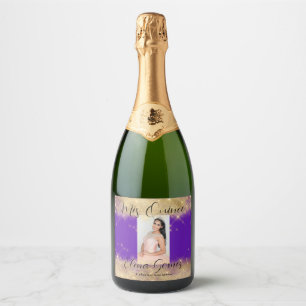 Quinceañera Sparkling Weinkultur und Erde Schaumweinetikett