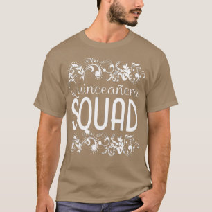 Quinceanera Squad Geburtstag 15. 15 15 Bestie T-Shirt
