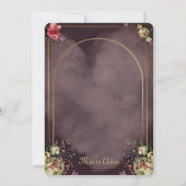 Quinceañera/Sweet 16 Einladung zum Pferdedesign (Rückseite)